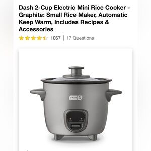 NEW in box - Dash Mini Rice Cooker